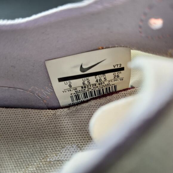 Nike React Element 55 Pale Pink Running Sneakers Shoes BQ2728-601 Women's Size 9 - Picture 12 of 13